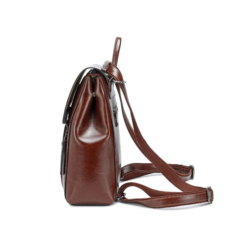 Sac à Dos Cuir Véritable 3-en-1 Convertible