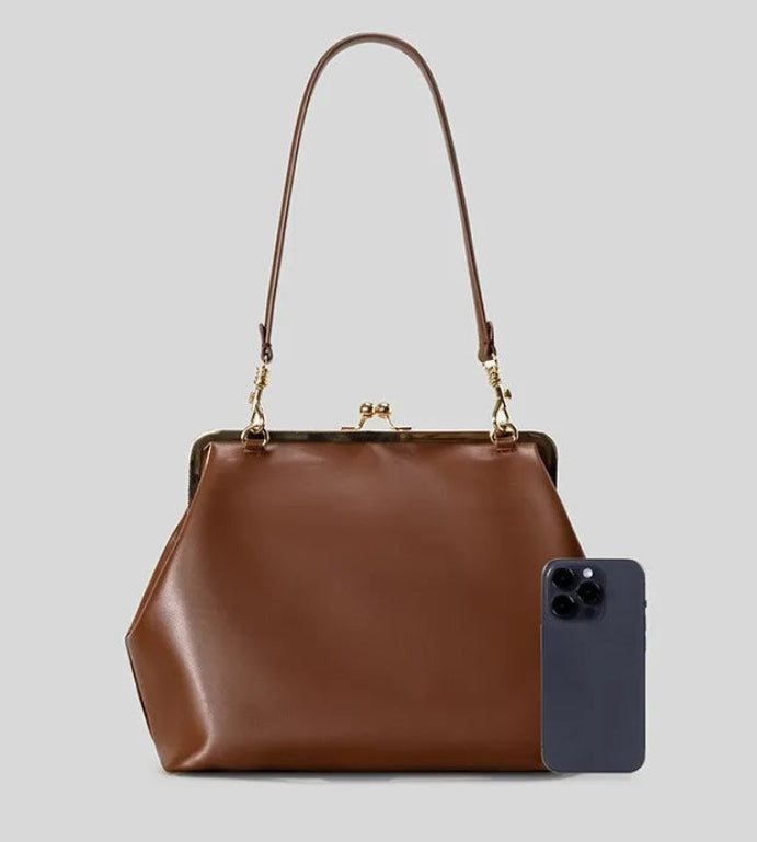 Sac à Main de Luxe à Fermoir pour Femmes MYNELIA