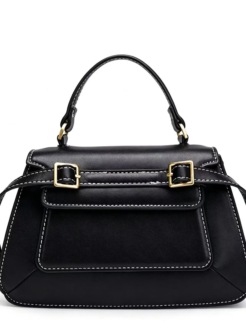 Sac à main  cuir PU  Femme – Boucle cadenas & Zip