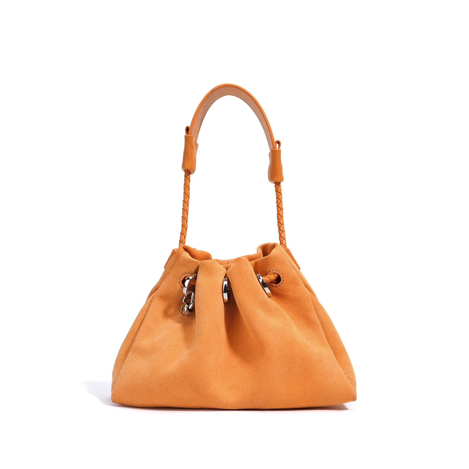 Sac bourse daim cuir véritable– Style vintage Bohème MYNELIA