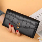 Portefeuille femme cuir PU – Porte-Cartes & Monnaie