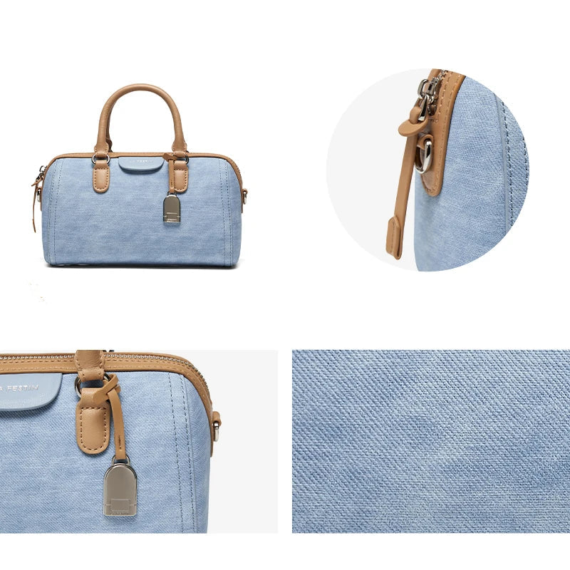 Sac polochon Boston cuir – Forme Ultra-léger