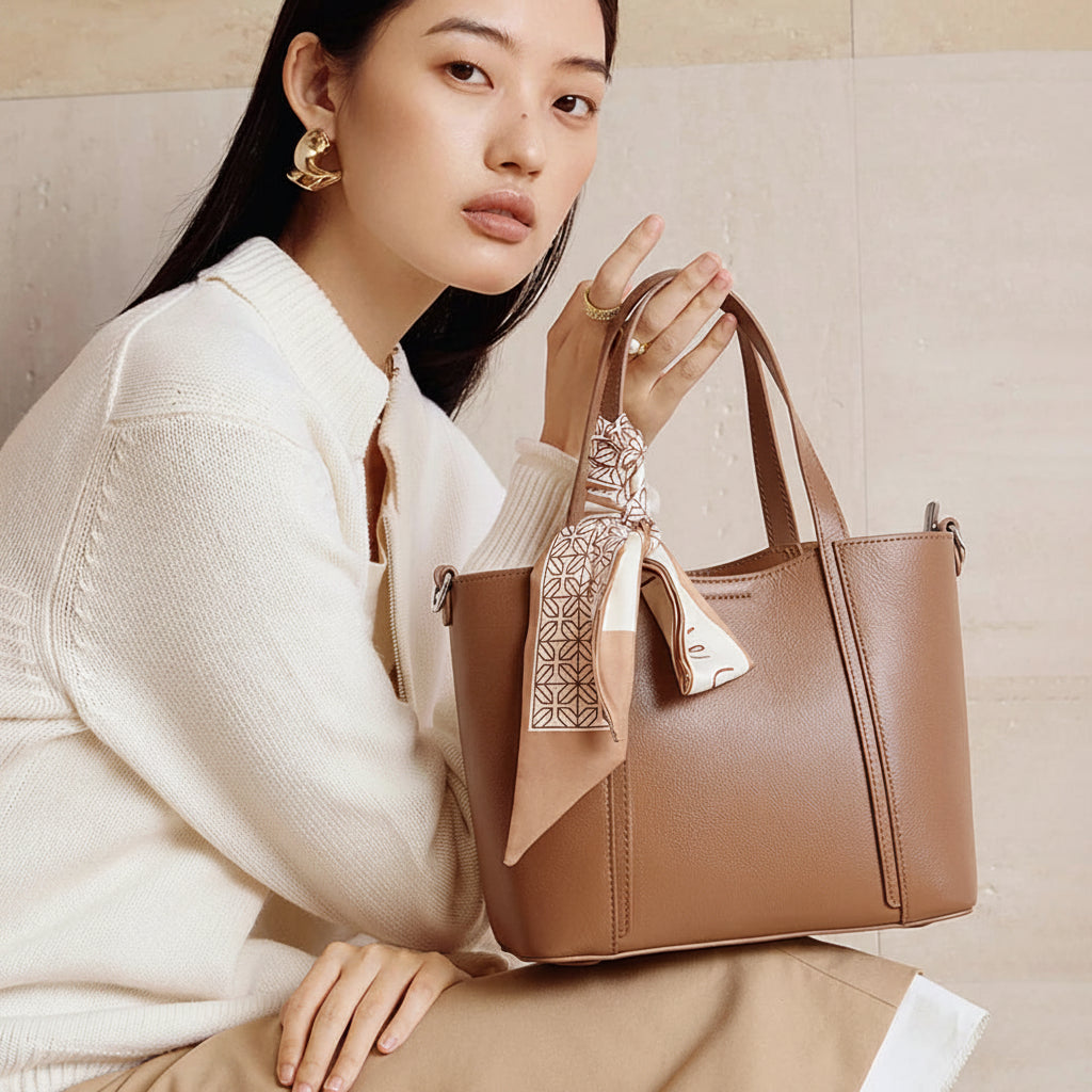 Moderne elegante Tragetasche Damen Schultertasche Pendler Umhängetasche Modische Alltagstasche Damen Taschentrend Damen