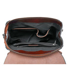 Sac à Dos Cuir Véritable 3-en-1 Convertible
