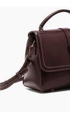Sac à main cuir véritable vintage – Bandoulière & Épaule