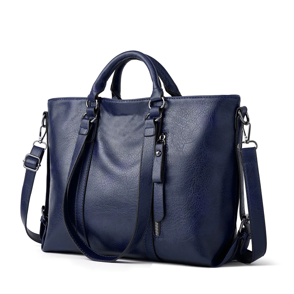 Work handbag 14inch retro PU leather and multi pocket design, suitable for office computer bag for daily use during MYNELIA