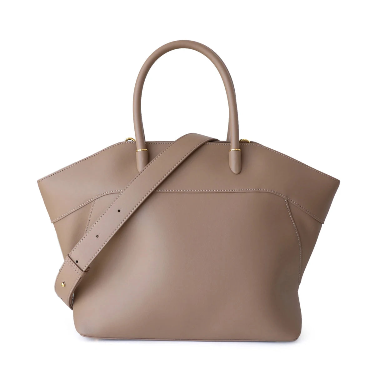 Sac en cuir véritable grande capacité – Tote Bag avec bandoulière MYNELIA