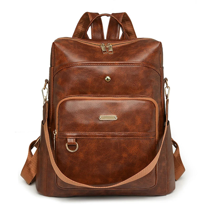 Sac à dos PU – Décoratifs grande capacité Casual