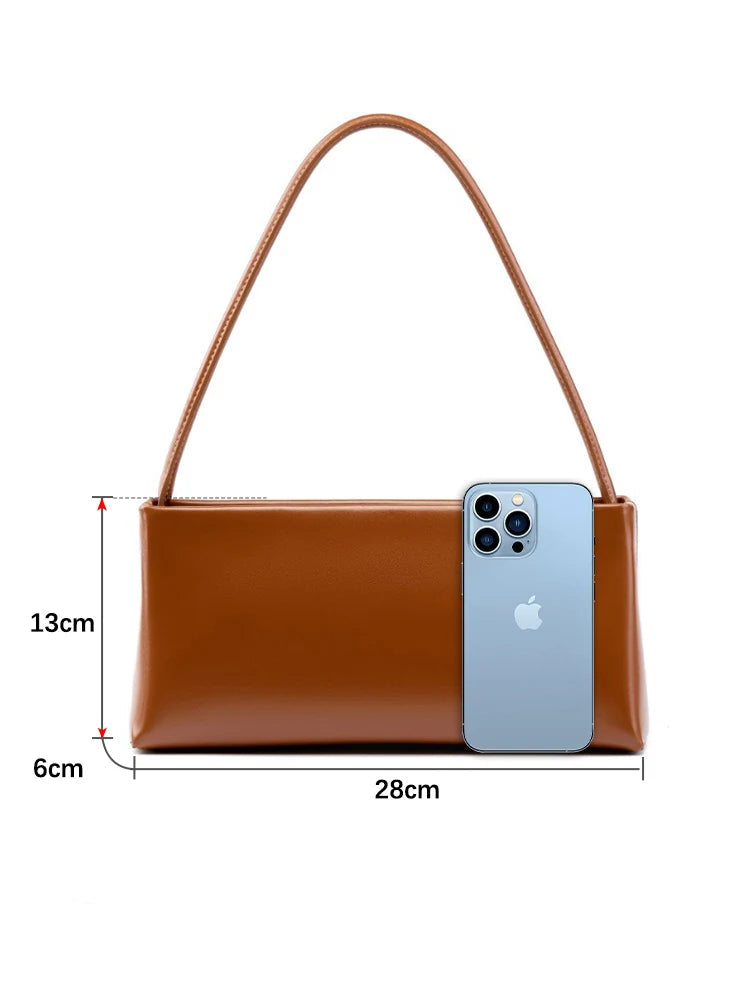 Sac à main cuir véritable – Anse & Bandoulière