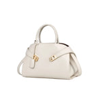Sac à main en cuir PU Double Boucle Métal