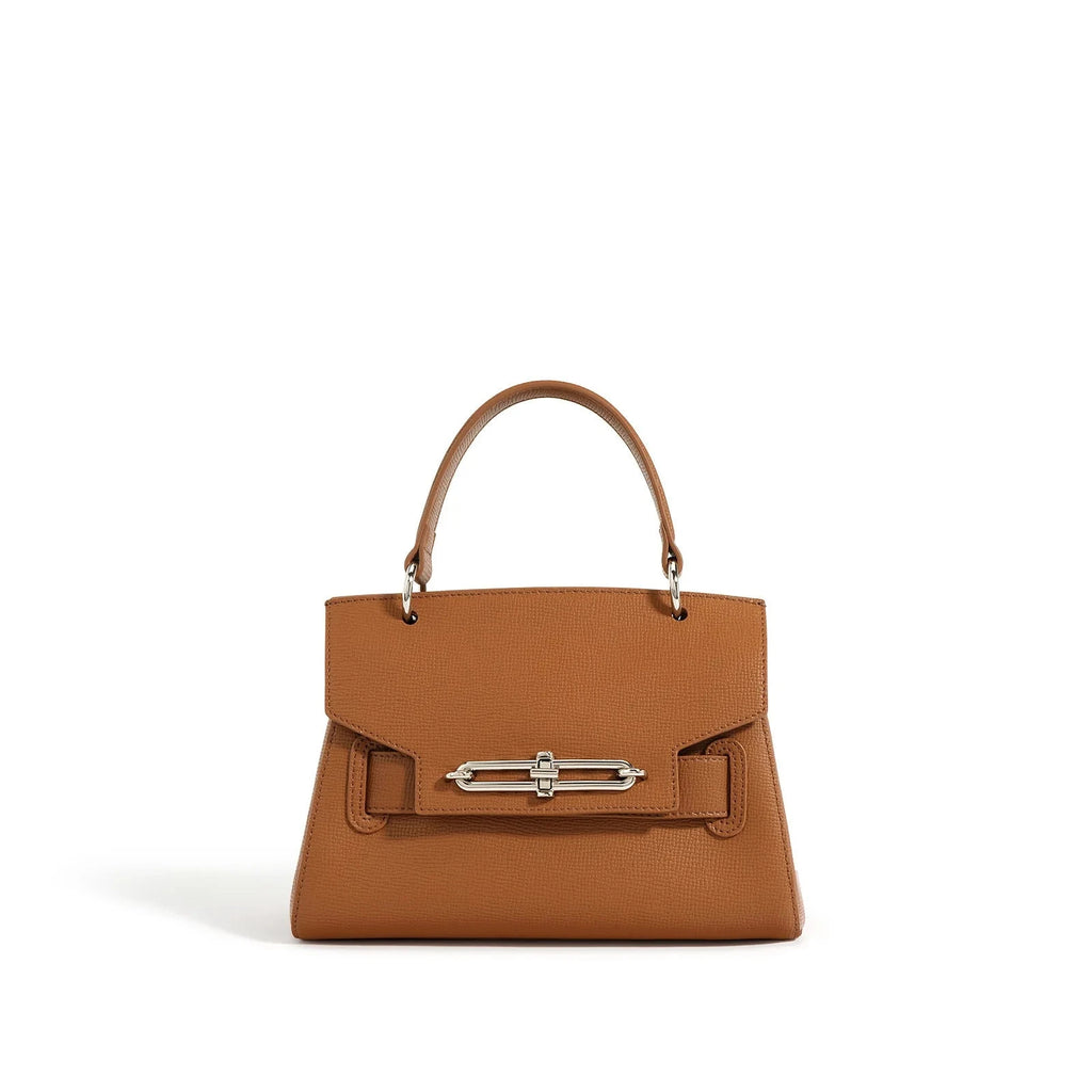 Sac en Cuir véritable Rigide Doublure Coton