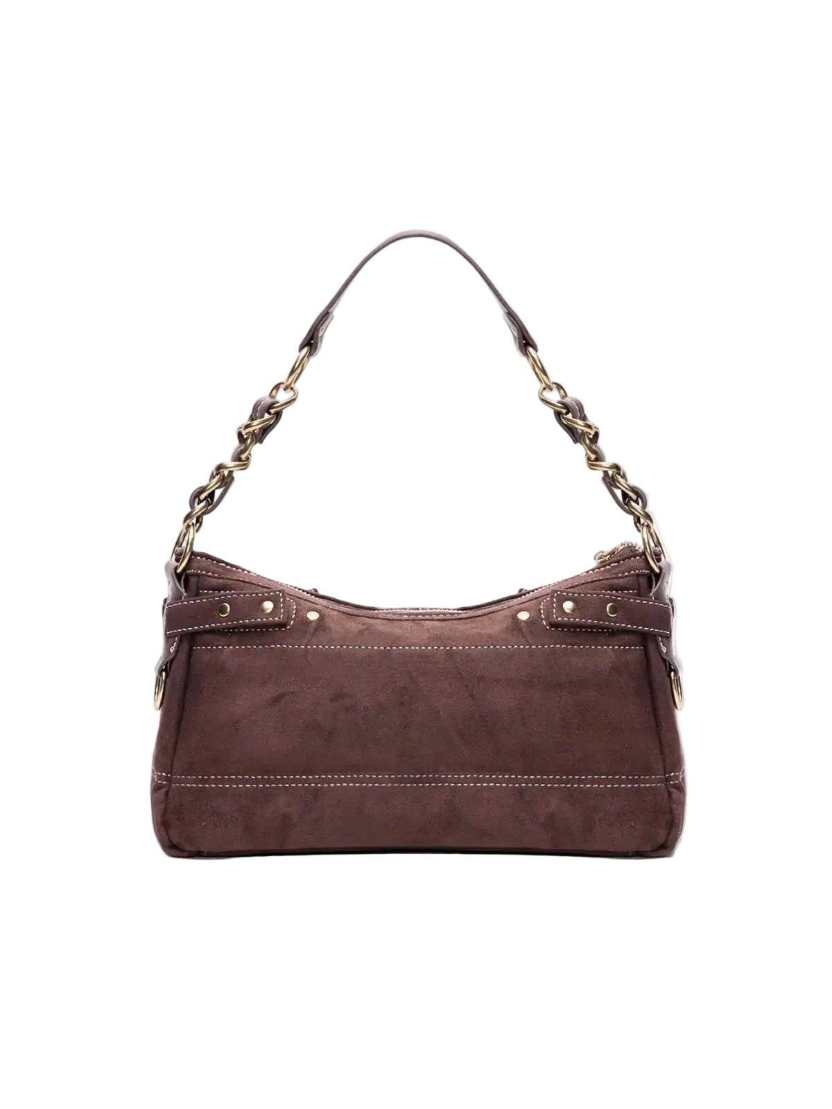 Sac bandoulière rétro vintage Suède PU – Chaîne Style