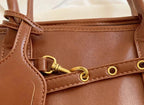 Sac Tote Cabas Vintage cuir PU Souple Grande Capacité