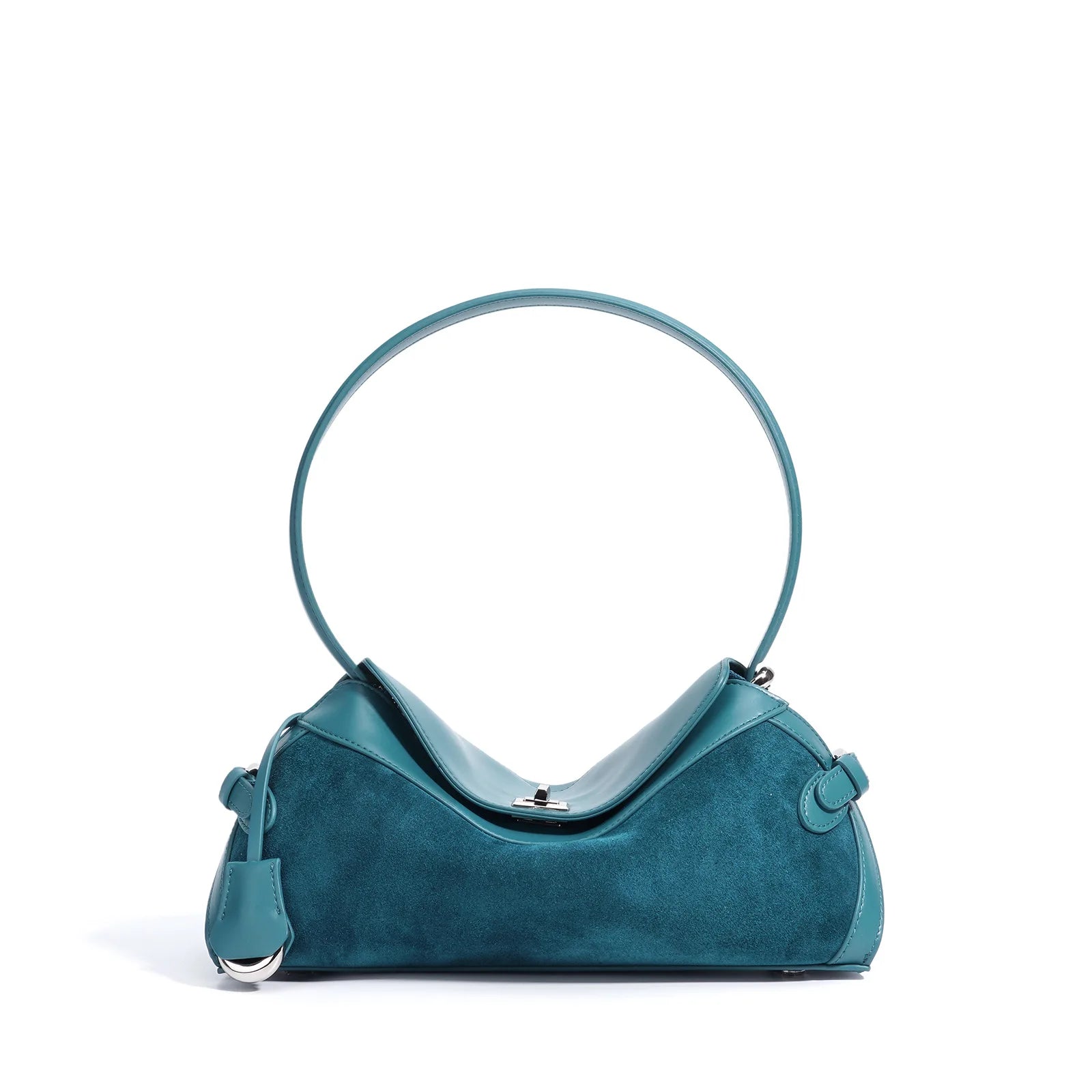Sac à main guir Givré forme coussin – Style vintage MYNELIA