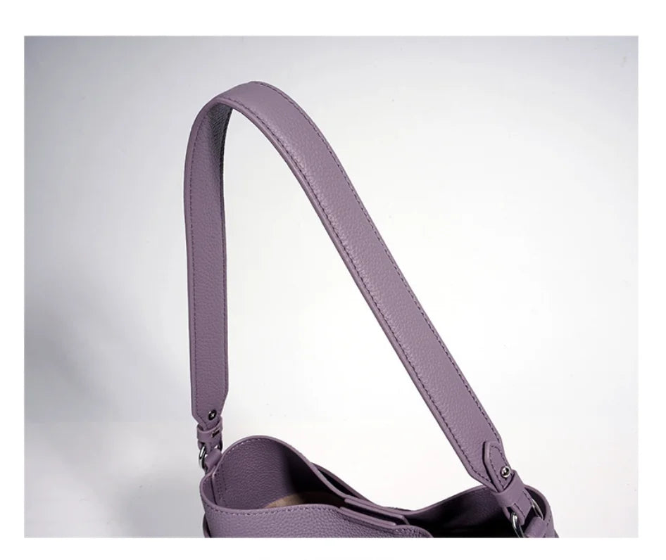 Sac seau cuir véritable – Style Coréen