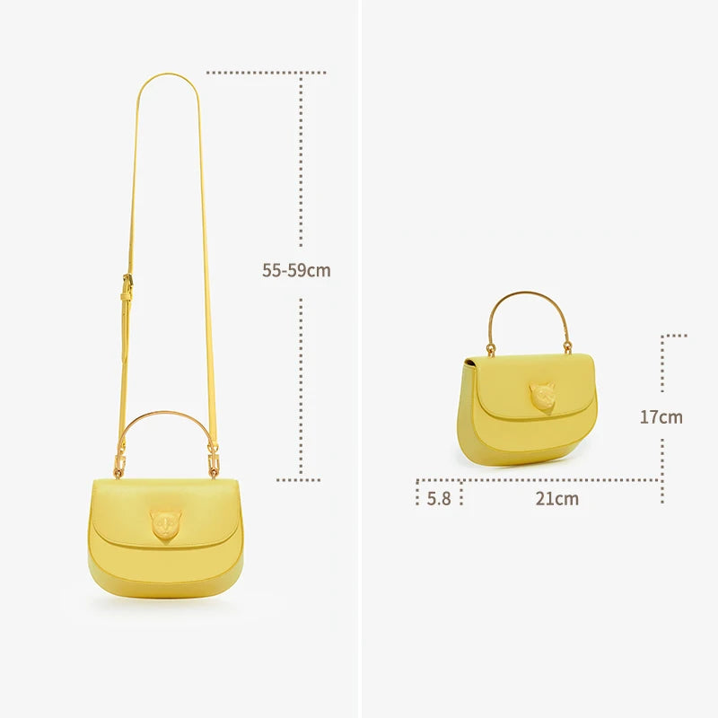 Sac demi-lune cuir véritable LAFESTIN
