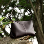 Sac à main Cuir Grainé Litchi | Bandoulière & Épaule Femme MYNELIA