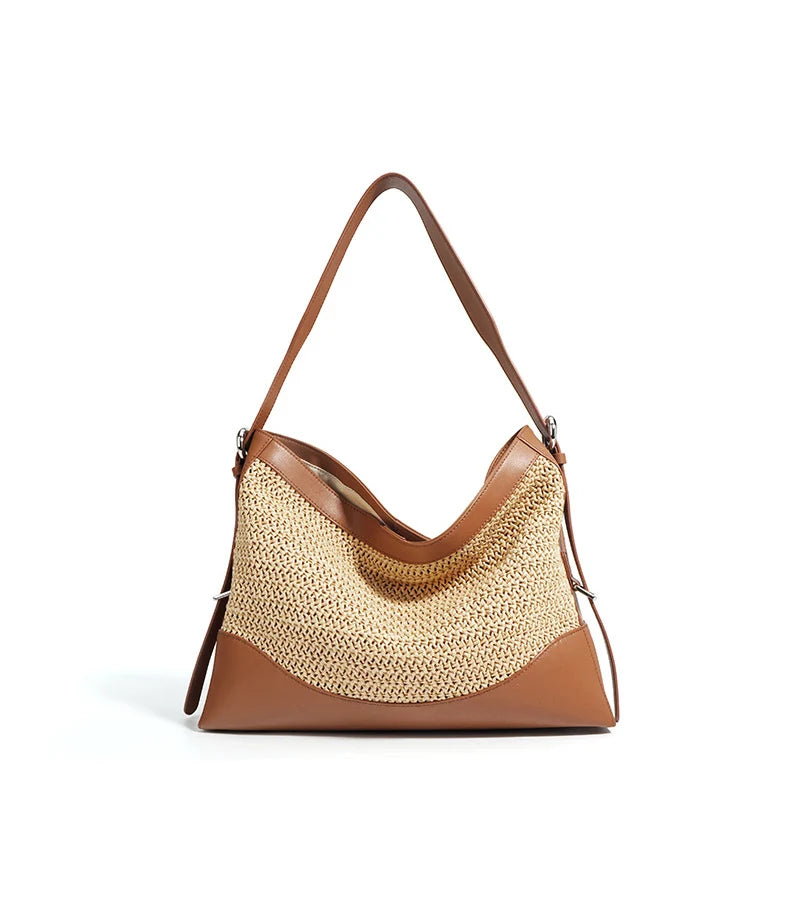 Sac à bandoulière Tote  Tressée Artisanale – Bohème Chic Été