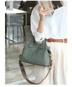Sac Trapèze Cuir Véritable – Grande Capacité Femme MYNELIA