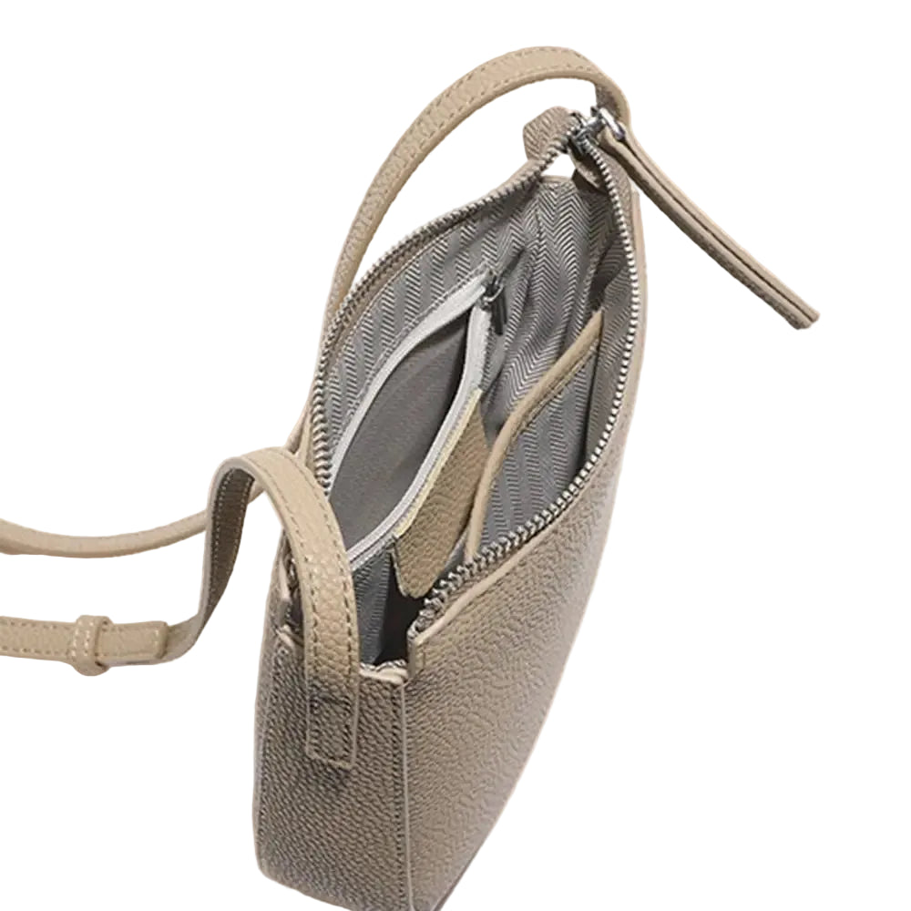 Sac  à bandoulièremotif Litchi – Bandoulière & Épaule