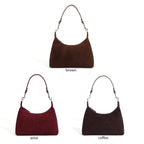 Sac bandoulière cuir Suède Femme – Style Rétro Bandoulière Vachette