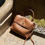 Sac Tote Cuir Véritable Souple Format Compact