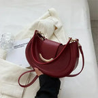 Sac bandoulière cuir PU – Boucle Magnétique