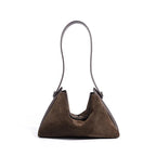 Sac tote en velours Suédé & cuir de vache-Grande Capacité MYNELIA