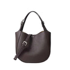 Sac seau cuir véritable  – Initiales Personnalisées
