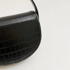 Sac en cuir PU Motif Croco Boucle Magnétique K-Fashion
