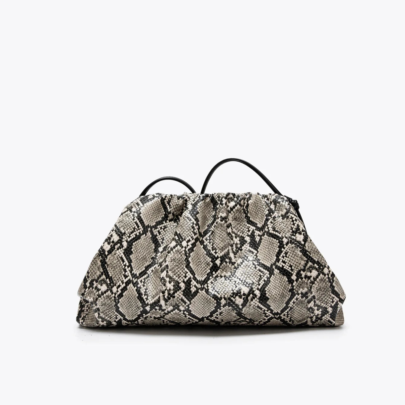 Sac bandoulière Clutch Femme – PU plissé imprimé- Style tendance