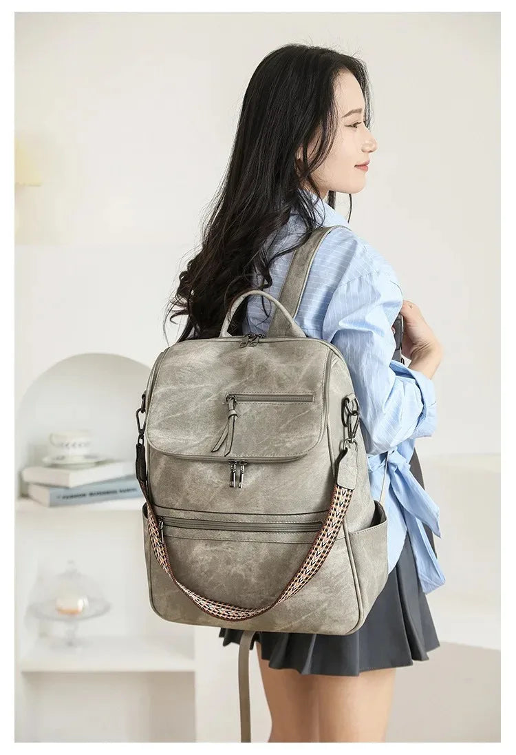 Sac à dos femme grande capacité — L'Art du Voyage Quotidien MYNELIA