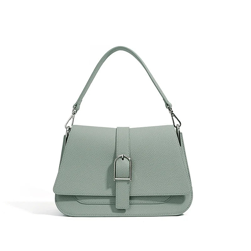 Sac bucket en cuir véritable souple – Doublure Cuir, Fermeture Hasp