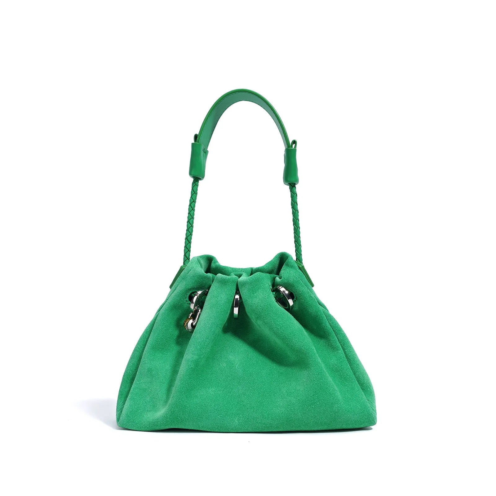 Sac bourse daim cuir véritable– Style vintage Bohème MYNELIA