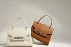 Sac en Cuir véritable Rigide Doublure Coton
