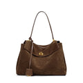 Sac Tote en Daim & Cuir | Grande Capacité Femme – Bandoulière Chic MYNELIA