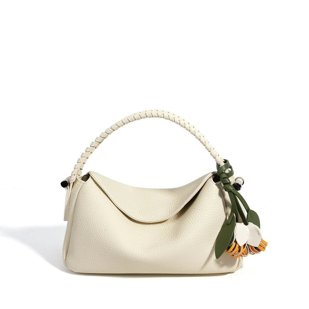 Sac à main Hobo en Cuir Véritable -Bandoulière & Épaule MYNELIA