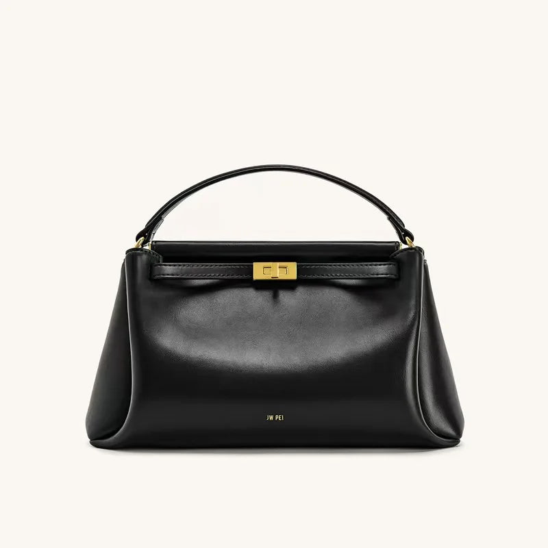 JW PEI handbag with French-style snap closure, 2026 new model, women's crossbody small-sized exclusive high-end shoulder bag MYNELIA