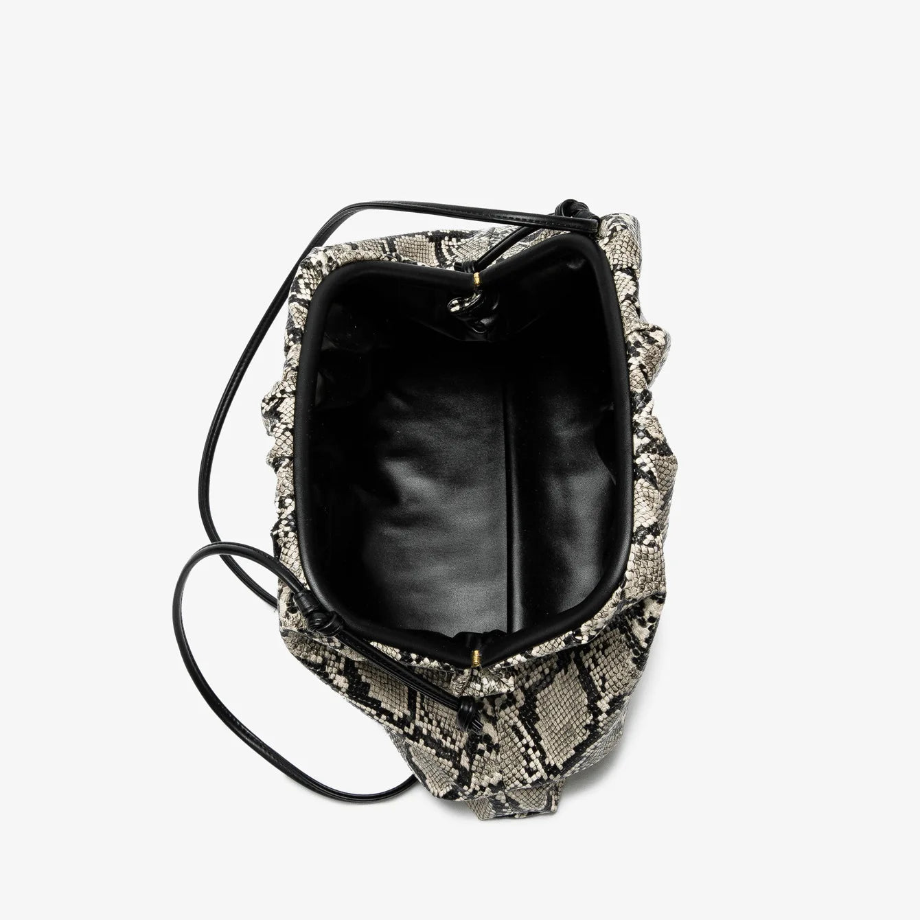 Sac bandoulière Clutch Femme – PU plissé imprimé- Style tendance