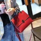 Sac à main rabat cuir véritable vintage – Flap Bag Luxe