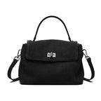Sac à main cuir suédé Flap vintage – Élégance rétro & Bandoulière réglable