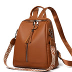 Sac à dos Fashion Femme – Simili-Cuir PU Glands & Broderies Style Chic