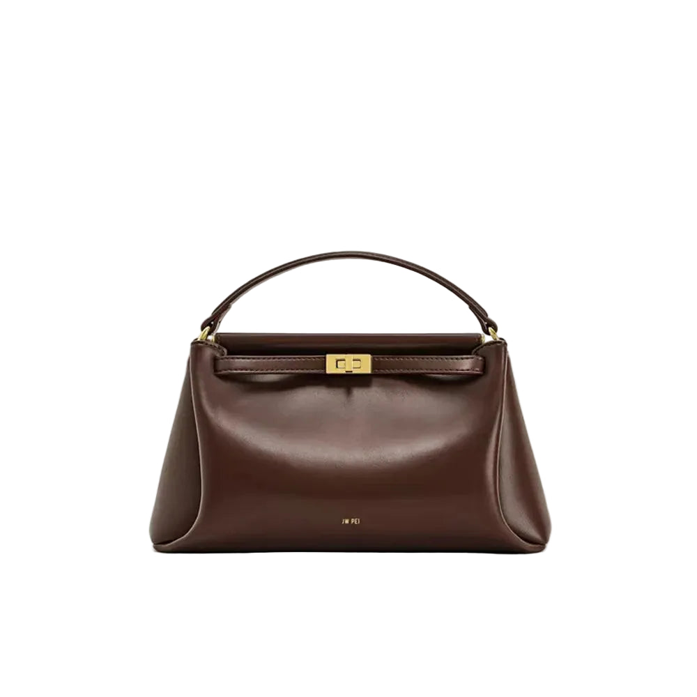 JW PEI handbag with French-style snap closure, 2026 new model, women's crossbody small-sized exclusive high-end shoulder bag MYNELIA