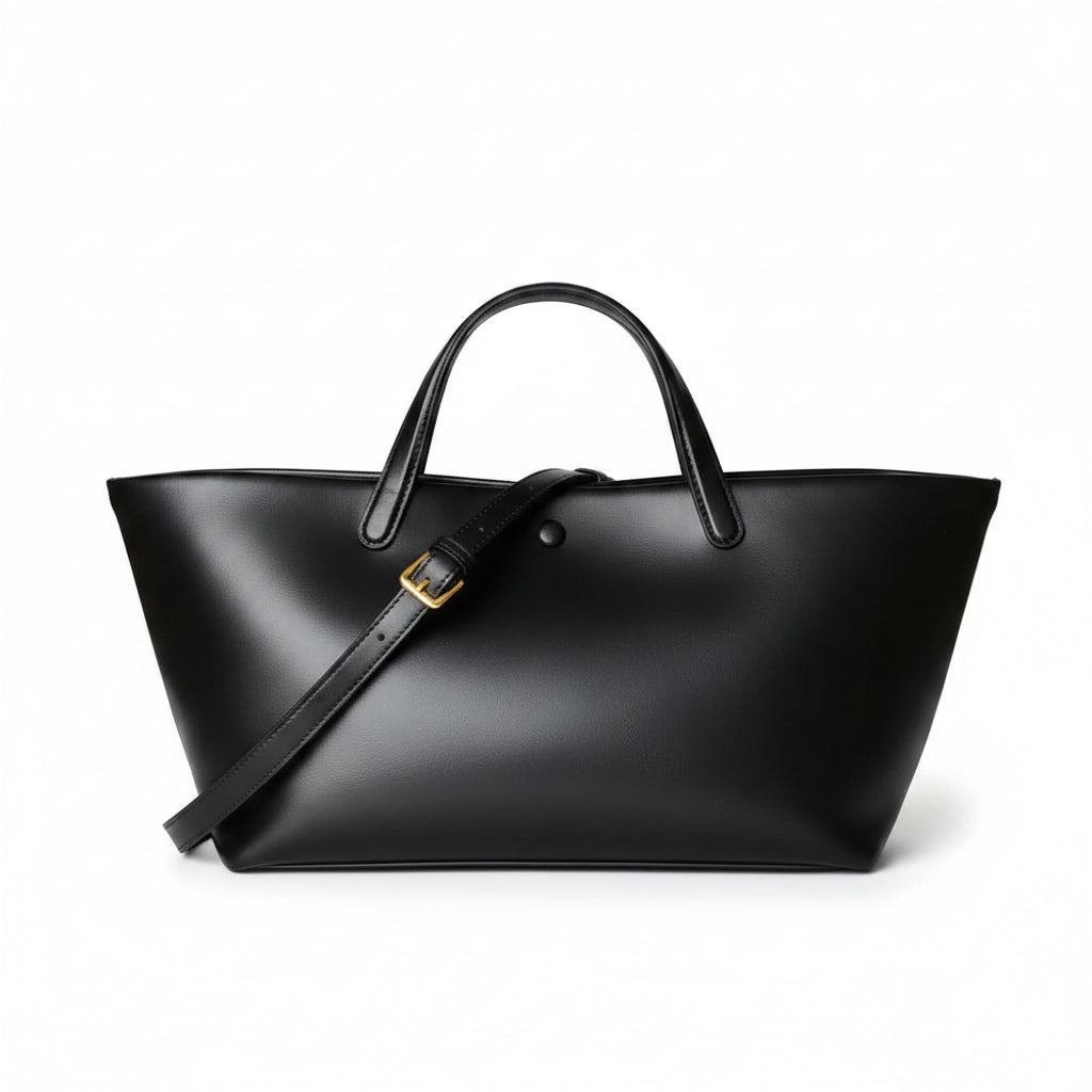 Sac Tote Cuir véritable Femme –Plissé Grande Capacité Style Fashion