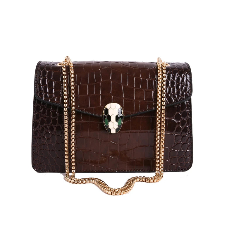 Sac bandoulière femme en simili cuir PU – Coloris variés