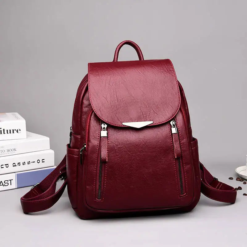 Sac à dos cuir PU Femme-Fashion voyage élégant MYNELIA