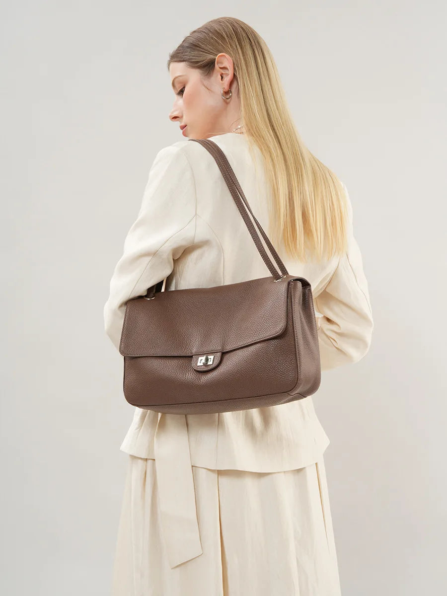Umhängetasche aus echtem Top-Grain-Leder – Koreanischer Stil