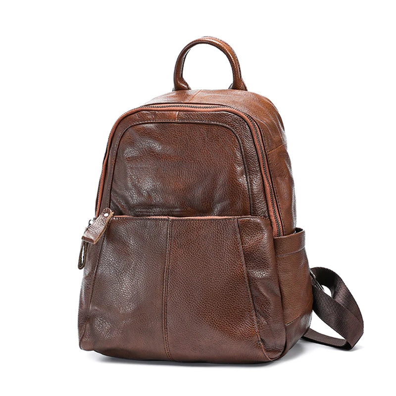 Sac à dos cuir véritable Femme — L'Essentiel Luxueux MYNELIA