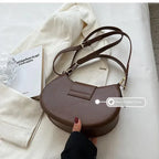 Sac bandoulière cuir PU – Boucle Magnétique