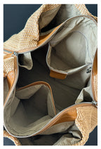Sac tote cuir – Grande capacité Été